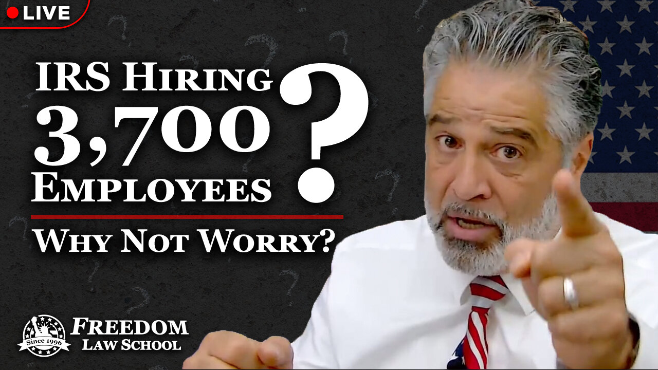 Why it does not matter that IRS is looking to hire 3,700 employees.