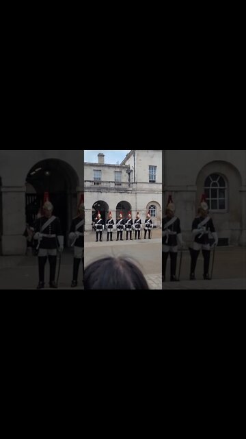 End of day inspection blues and royals #horseguardsparade