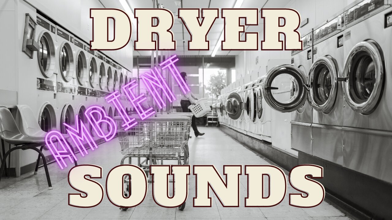 Relaxing Clothes Dryer Sounds | Tumble Dryer ASMR | Dryer Ambient Sound | 5 Hours