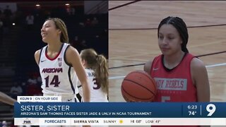 Sibling Rivalry: Arizona’s Sam Thomas to face sister Jade in NCAA First Round