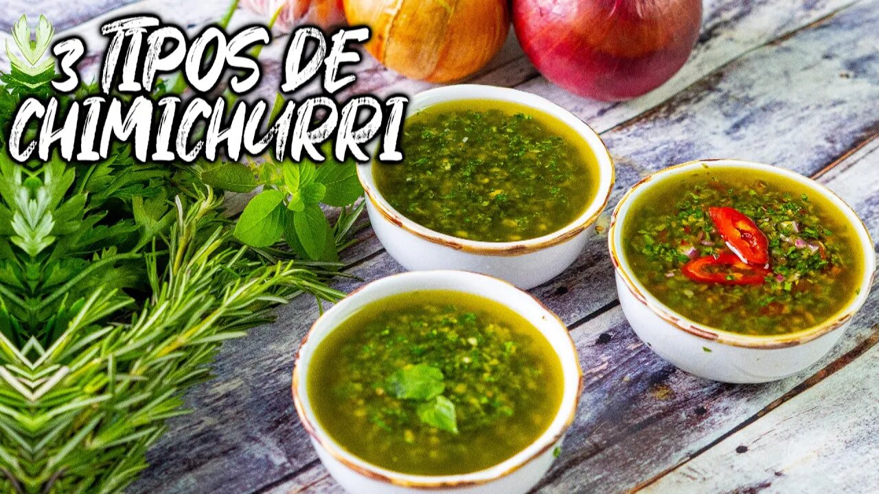 3 TIPOS DE CHIMICHURRI