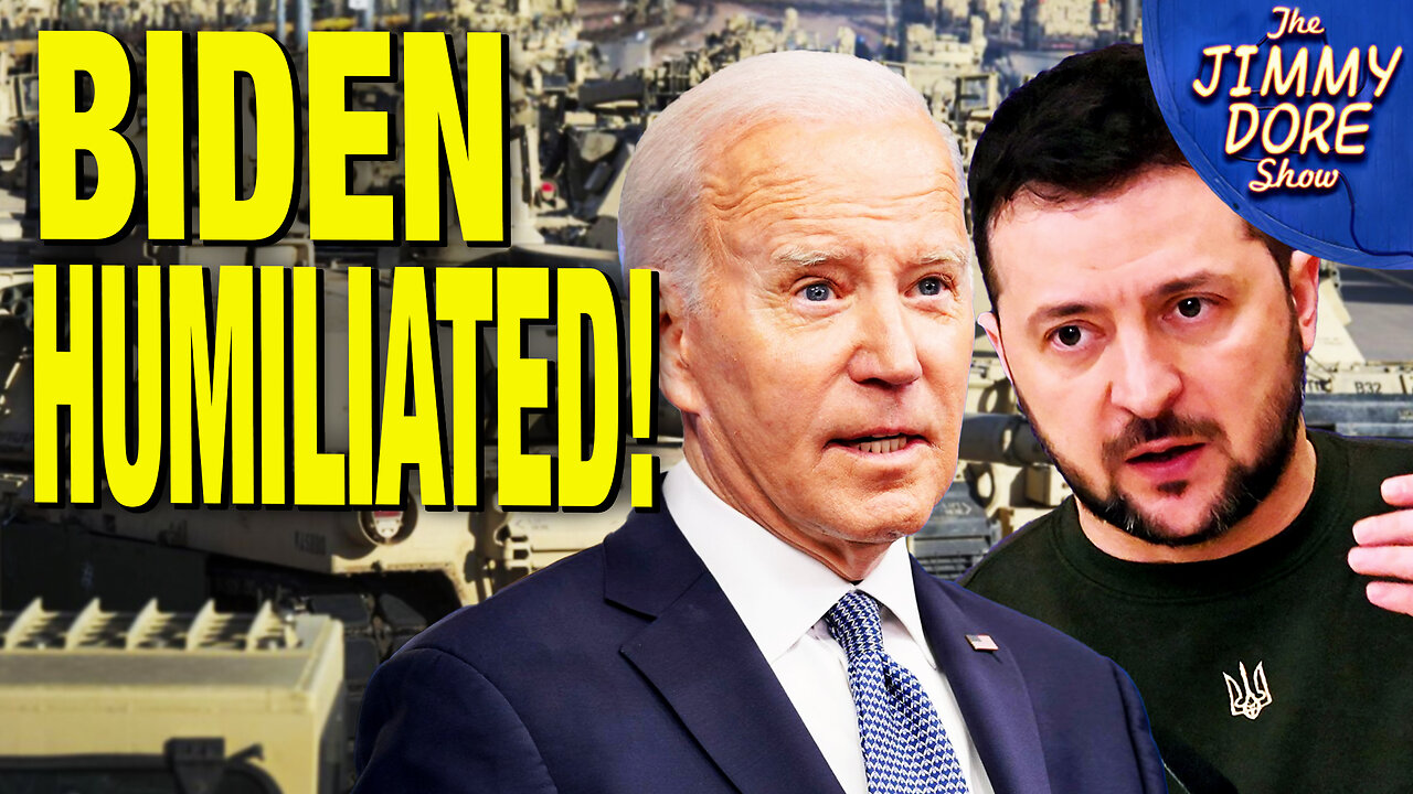 Zelensky Berates Biden For Money & Weapons!