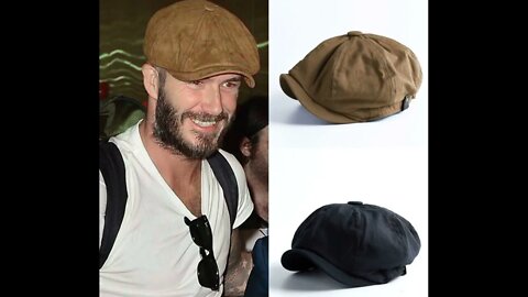 Fashion. Men's fashionable hats from the 2022 collection/2022 fashion trends.