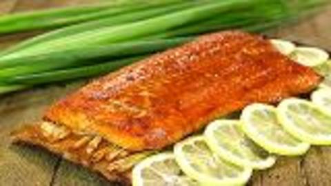 Planked Alaska Sockeye Salmon With Asian Glaze