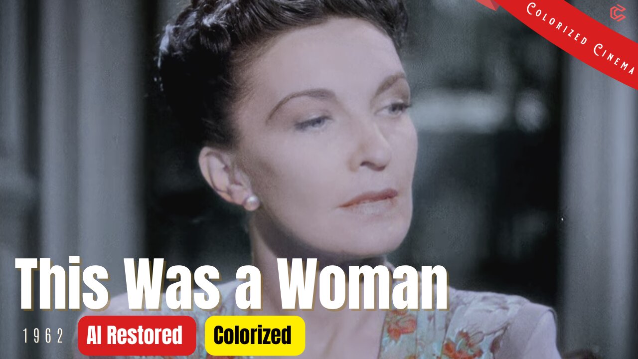 This Was A Woman (1948) | Colorized | Subtitled | Sonia Dresdel | British Crime Film