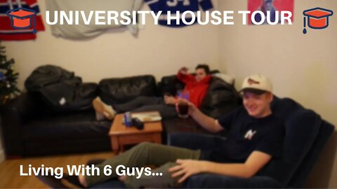 University House Tour - Living With 6 Guys