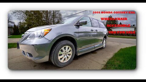 2009 HONDA ODYSSEY EXL Wheelchair Accessible Van for sale