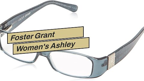 Foster Grant Women's Ashley Rectangular Reading Glasses