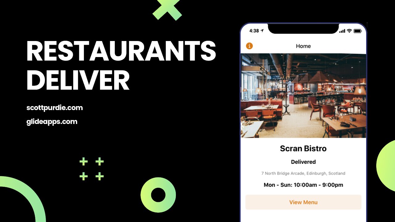 Idea Afterparty - 002 - Restaurants Deliver Ordering App - Glideapps
