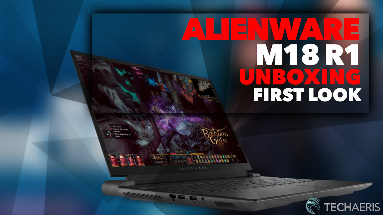 2023 Alienware M18 R1 Gaming Laptop Unboxing