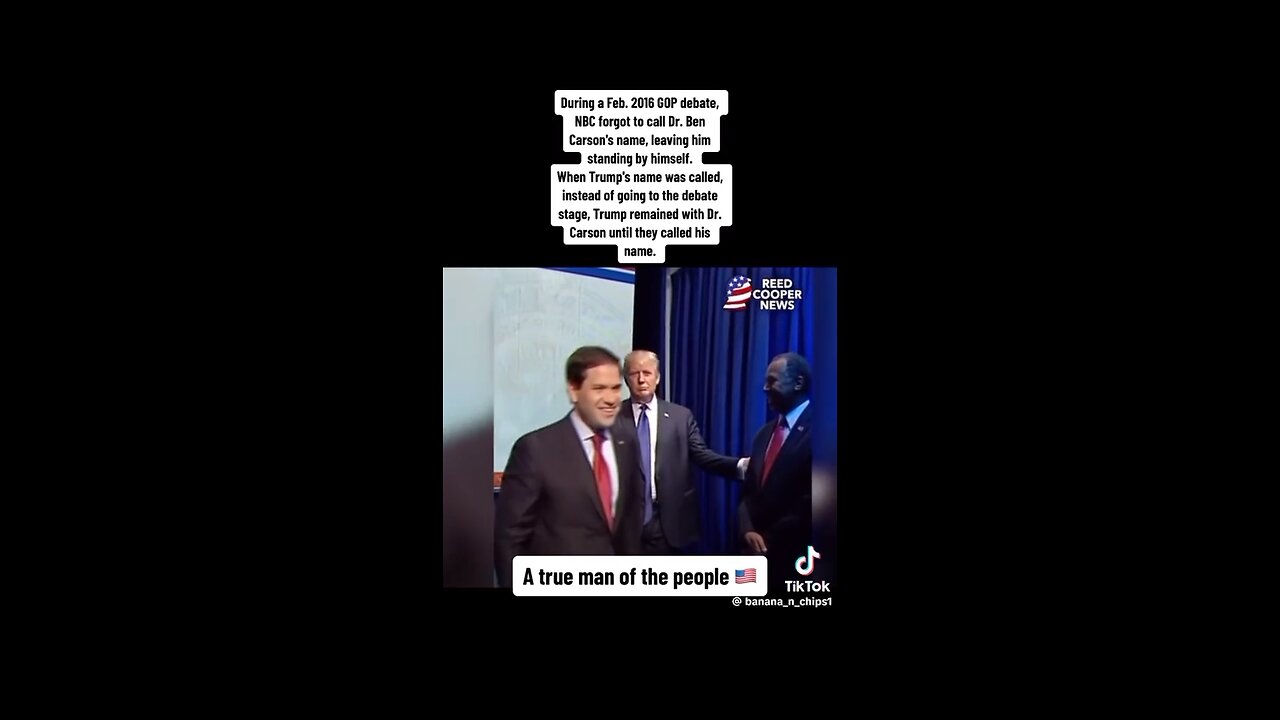 Trump’s Character - 2016 Debate Moment