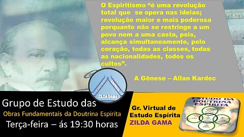 012/023 - ESTUDO DAS OBRAS FUNDAMENTAIS DA DOUTRINA ESPÍRITA