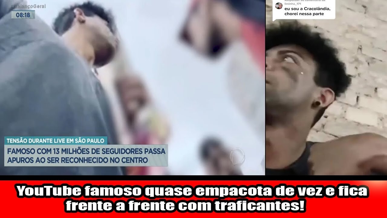 YouTube famoso quase empacota de vez e fica frente a frente com traficantes!