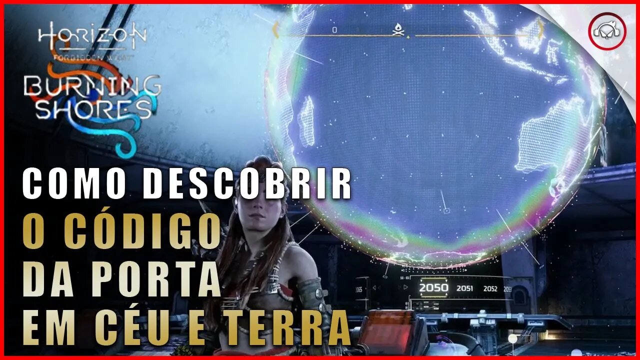 Horizon DLC Burning Shores, Como encontrar o código da porta em Céu e Terra | super dica PT-BR