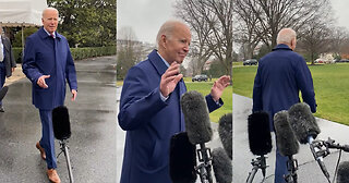 Biden Dodges Reporters After Question on COVID-19 Origin