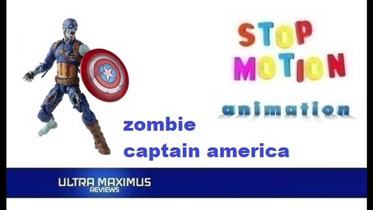 🎬 Zombie Captain America Stop Motion Animation