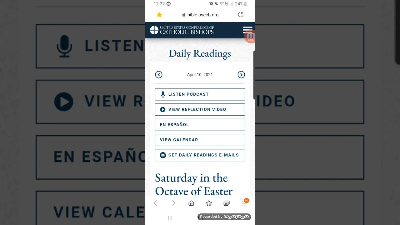 Jesus is our Savior/ Bible reading April 10 / 2021