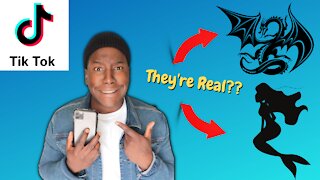 Dad Reacts To Monsters & Creatures In TikTok Videos! (Amazing!!!)