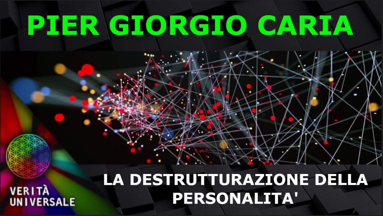 Pier Giorgio Caria - La destrutturazione della personalità - intervista di Marco Marsili