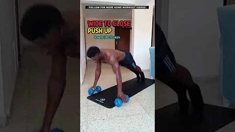 EXPLOSSIVE PUSH UP Workout At Home