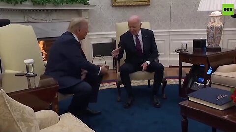 Donald Trump meets with Joe Biden in the White House #US #Trump