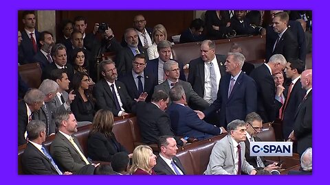 KEVIN MCCARTHY & SWAMP CONFRONTS MATT GAETZ 01-06-23 DURING 14TH SPEAKER VOTE