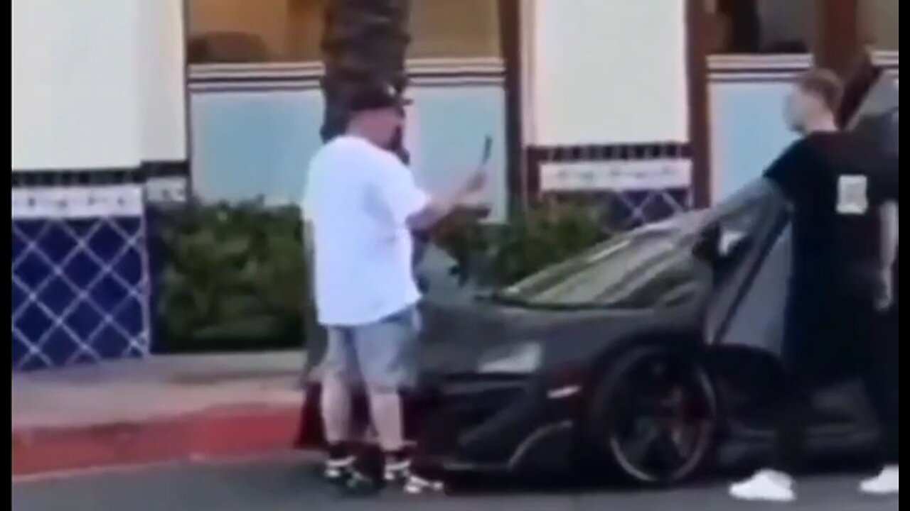 No Touchy The Lambo Bro - Prankster Pays The Price