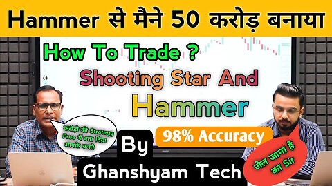 Secret Candlestick pattern Strategy By Ghanshyam sir || @GhanshyamTech Secret Strategy