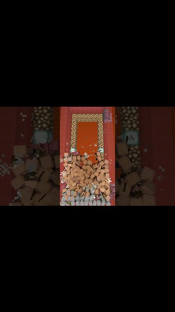 Minecraft 100 Piglin Brutes VS 100 Skeletons