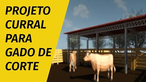 Projeto de curral para gado de corte Parte 4