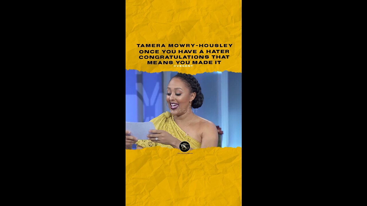 #tameramowry Once you have a hater congratulations that means you made it. 🎥 @therealdaytime