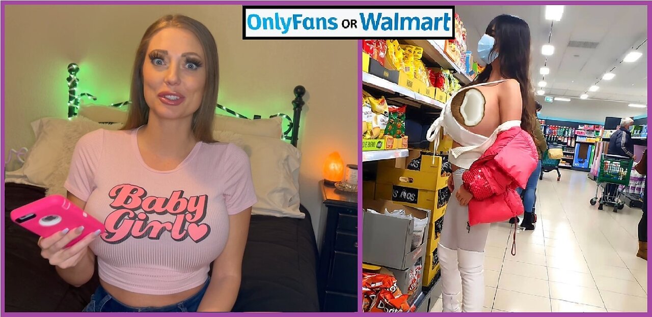 Is it Onlyfans...Or is it Walmart? Breast Models Try To Decide!