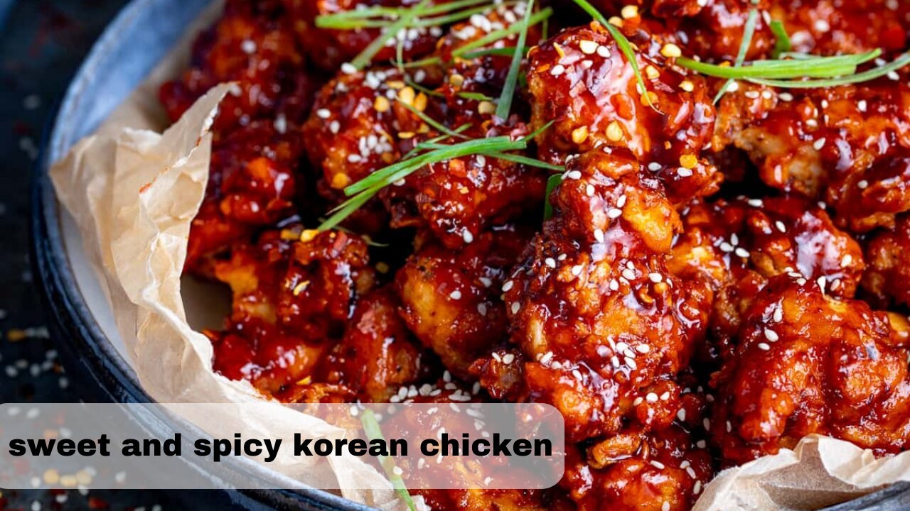 how to make sweet and spicy korean chicken recipe