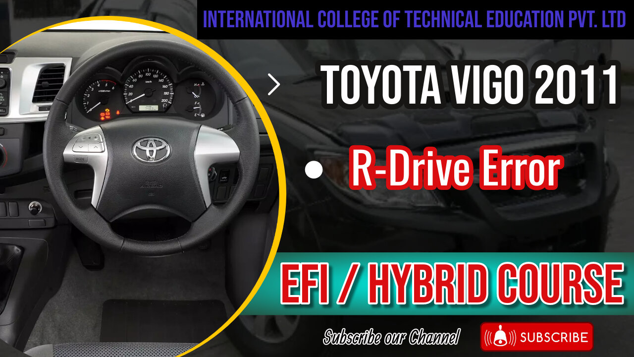 Troubleshooting a Toyota Vigo Rear-Wheel Drive (R-Drive) Issue | EFI/Hybrid Course in Pakistan