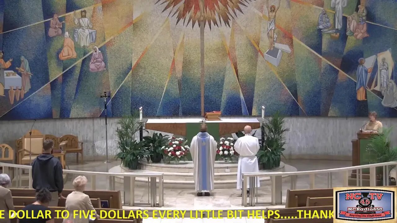 NCTV45 CATHOLIC MASS HOLY SPIRIT PARISH (ST VITUS) 9:00 AM MONDAY JULY 17 2023