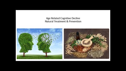 Age Related Cognitive Decline - Supplements & Nutrients