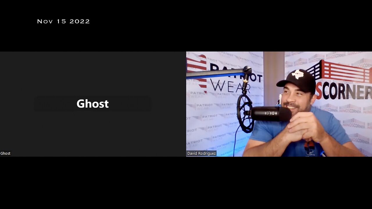 Nov 15 2022 - Spec Ops Insider 'Ghost' w/ Nino > Certain Events Are Going To Come Out Of Left Field