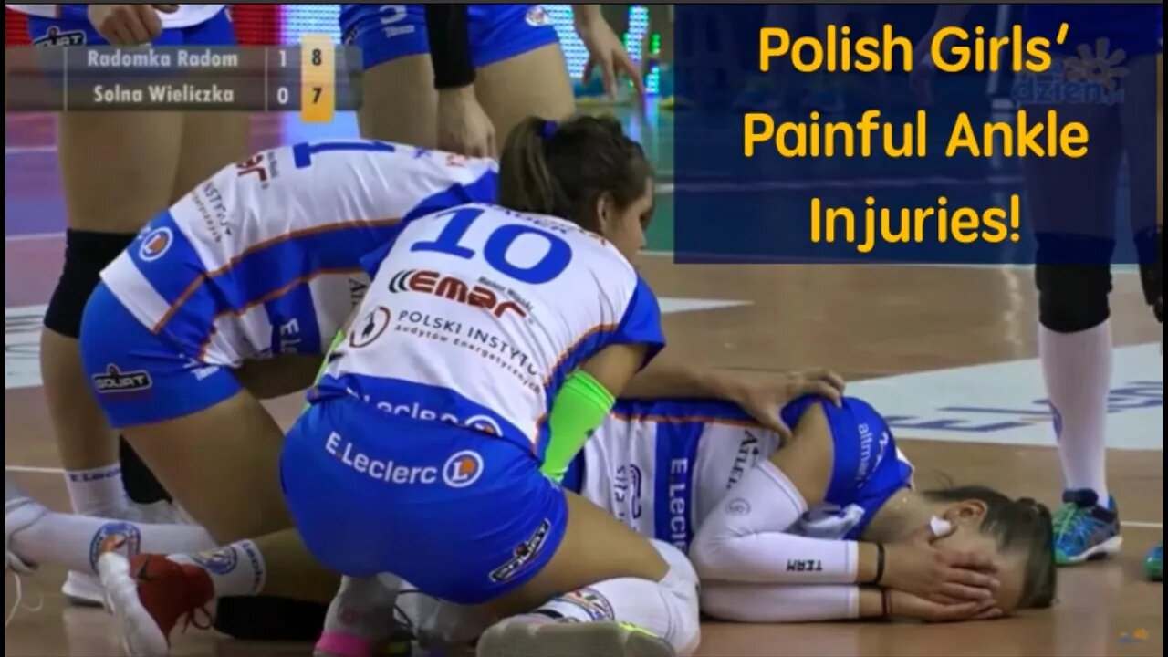 Polish Girls' Painful Ankle Injuries!