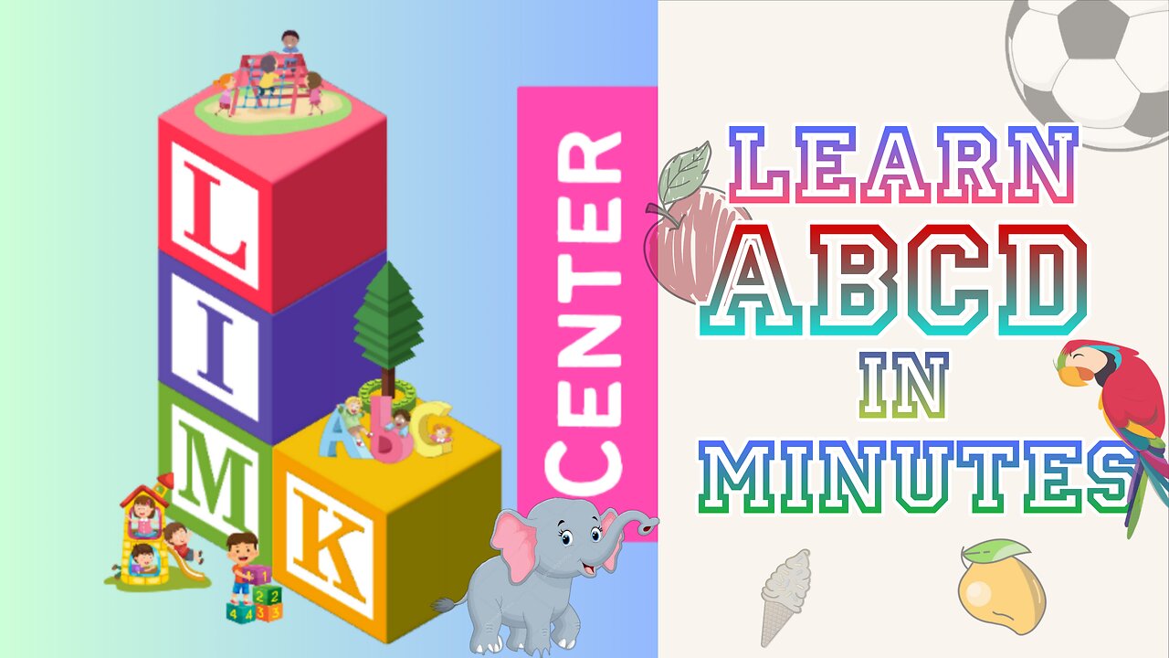 Learn ABCD Alphabet in minutes simple learning for kids @LearninMinutesKidzCenter