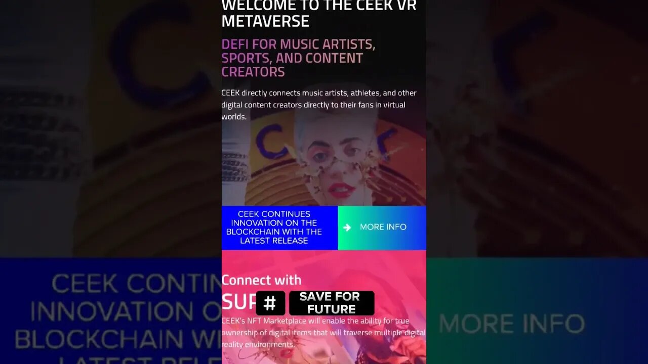 METAVERSE PLATFORM FOR CONTENT CREATORS CEEK VR😍👀👀🔥