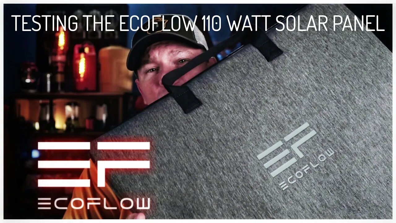 overview and field test of the ecoflow 110 watt solar panel