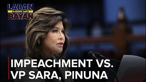 Nagsusulong ng umano'y impeachment vs. VP Sara, pinuna ni Sen. Imee