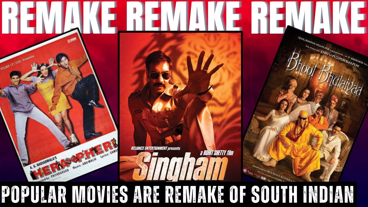 Top 10 Bollywood Movies Copied From South Indian Movies.