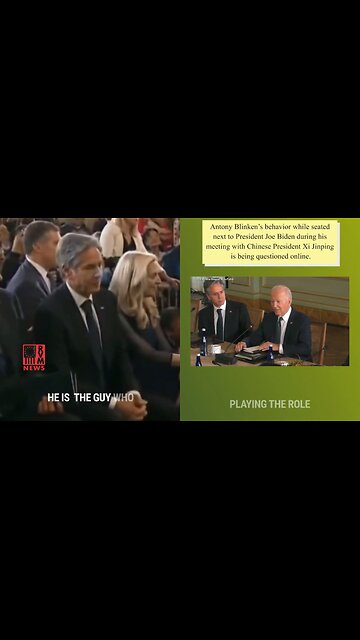 Blinken's Body Language When Biden Says This Tells It All