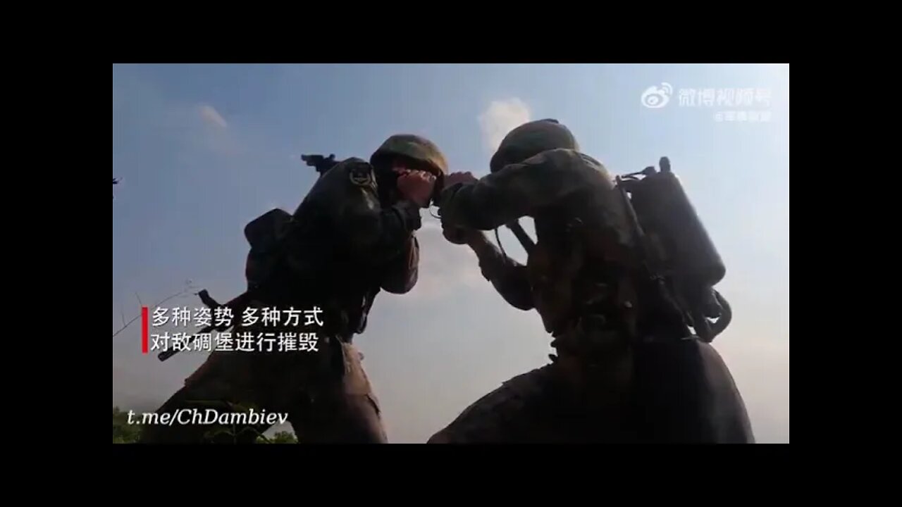 China's PLA Training Exercises Of Unit RCBZ