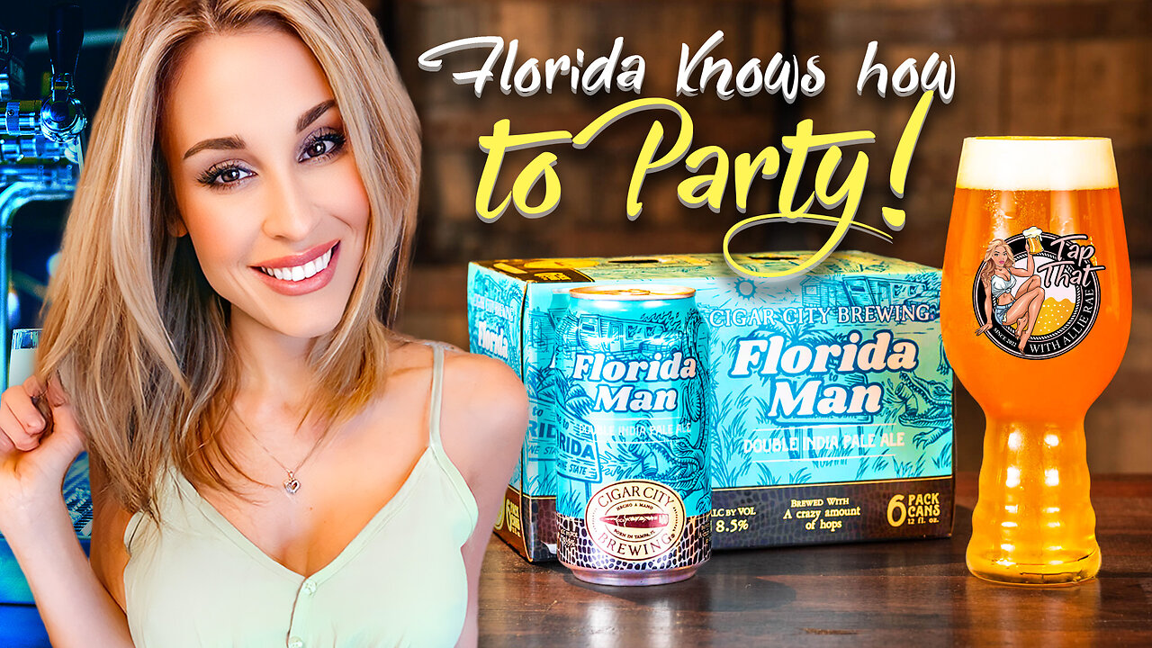 Cigar City Brewing Florida Man DIPA Craft Beer Review with Allie Rae