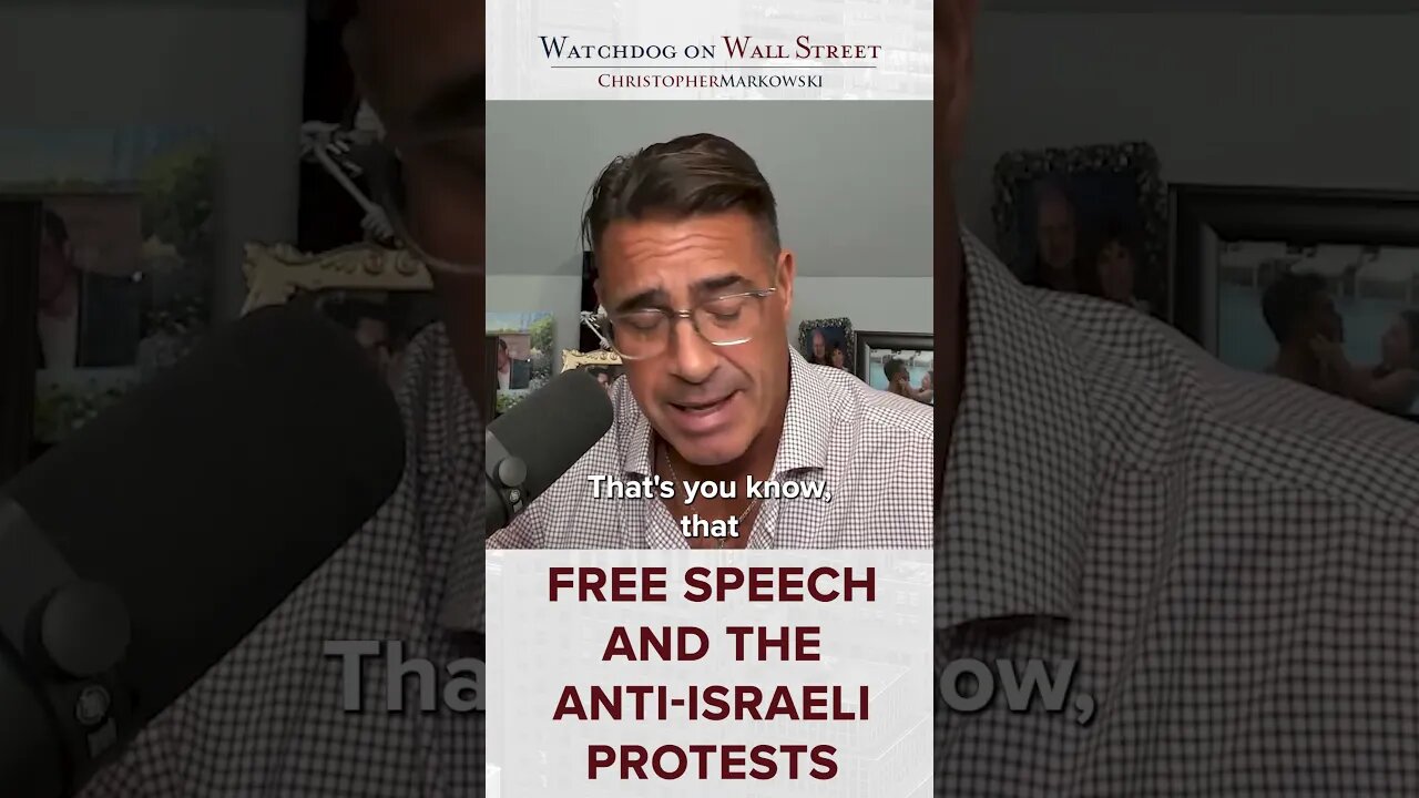 Free Speech and the Anti-Israeli Protests