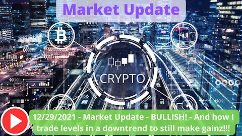 Market Update - BULLISH! - And how I trade levels in a downtrend