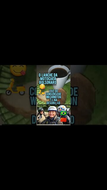 Fui pra Motociata do Bolsonaro olha eu na garupa COMÍ QUE ENCHÍ O BUCHO/