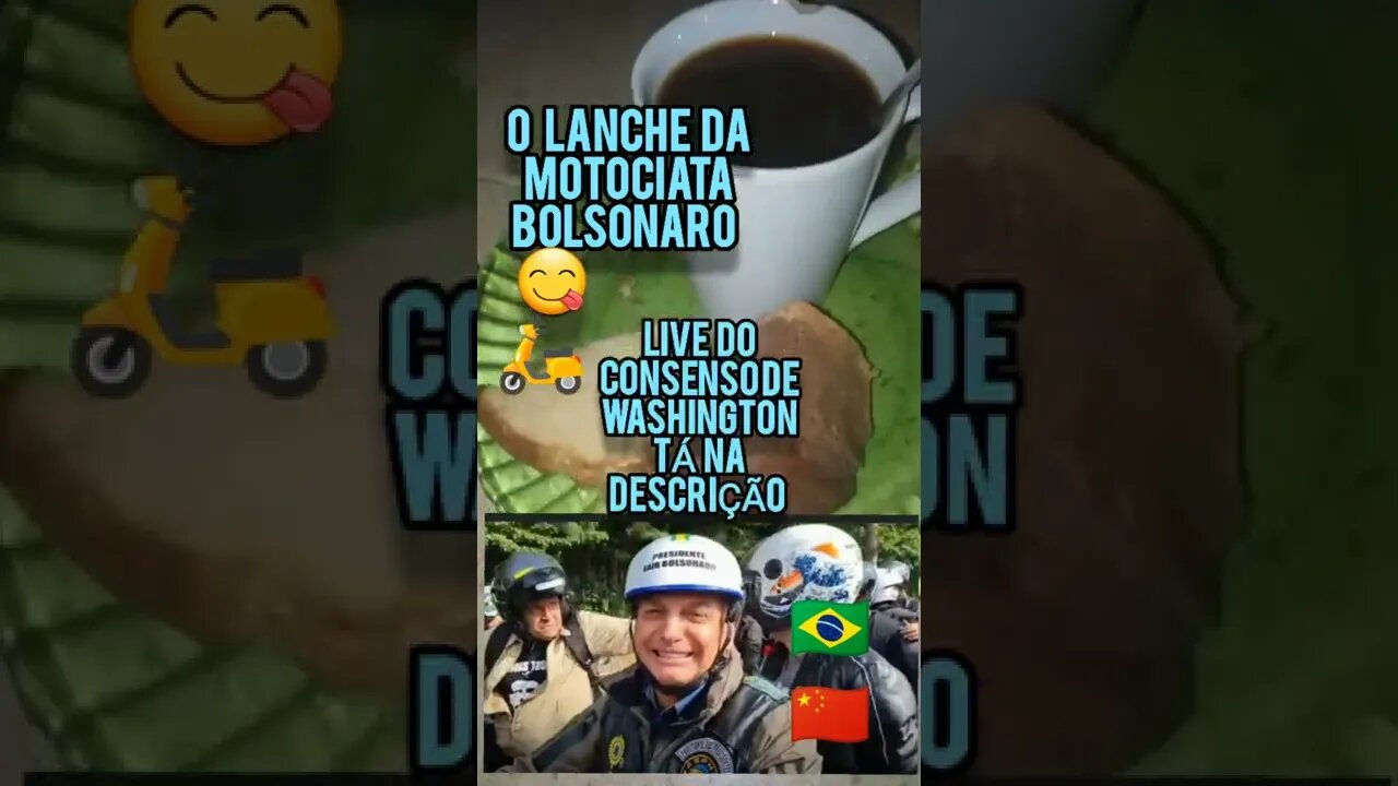 Fui pra Motociata do Bolsonaro olha eu na garupa COMÍ QUE ENCHÍ O BUCHO/